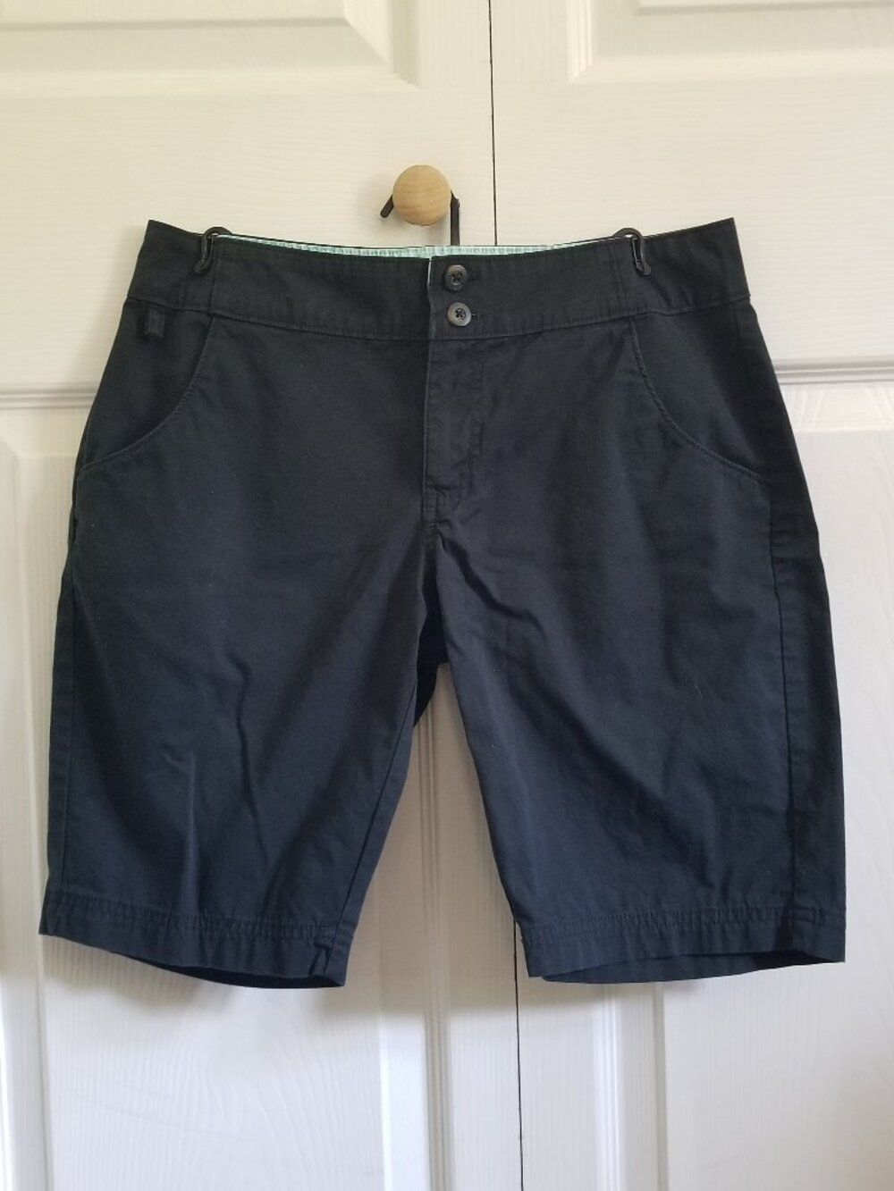 Columbia PFG Women's Shorts 4 Black Omni-Shade Pockets UV Protection Fishing